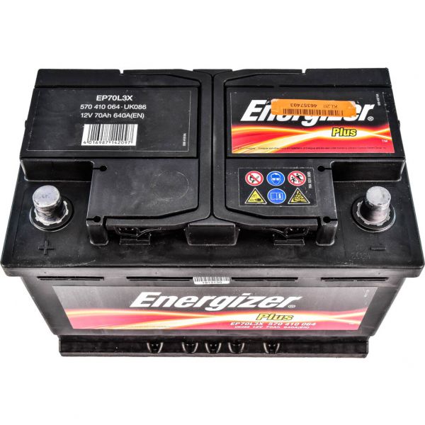 Акумулятор 70Ah-12v Energizer Plus (278х175х190), L, EN640
