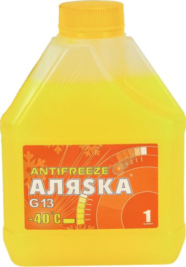 Антифриз Аляска ANTIFREEZE-40 (жовтий) 1л/0,98 кг