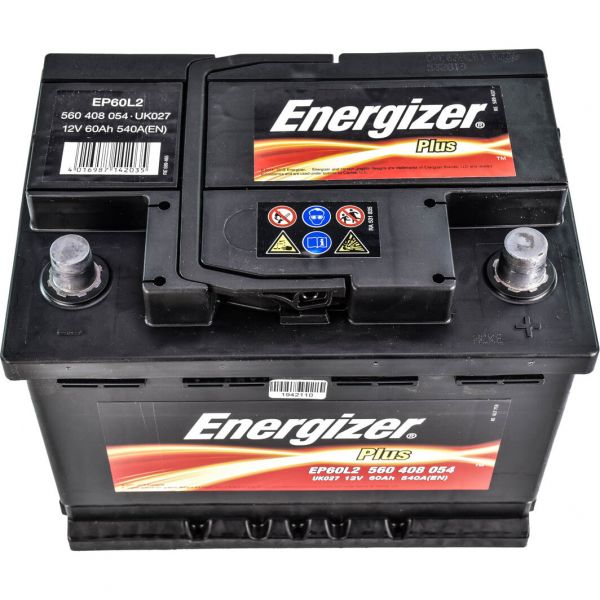 Акумулятор 60Ah-12v Energizer Plus (242х175х190), R, EN540