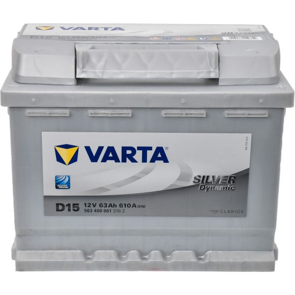 Акумулятор 63Ah-12v VARTA SD(D15) (242x175x190),R,EN610