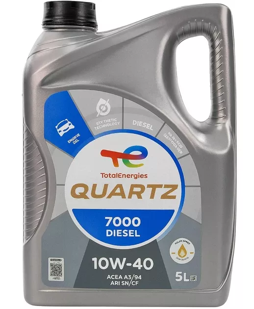 Олива TOTAL QUARTZ D 7000 10W-40, 5л. 214108