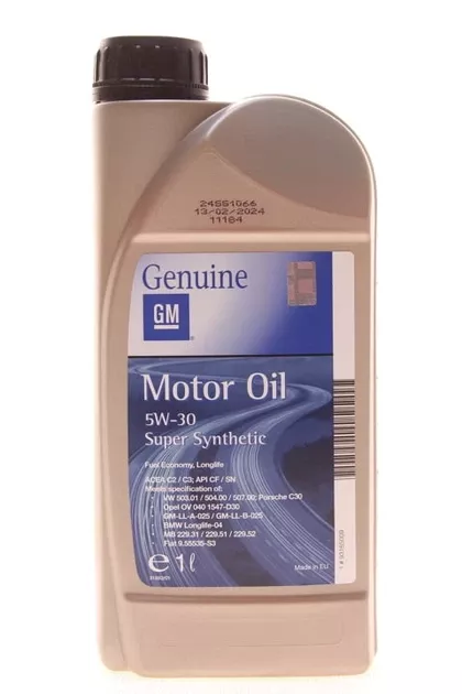 Олива GM Super Synthetic 5W-30, 1л. 93165009