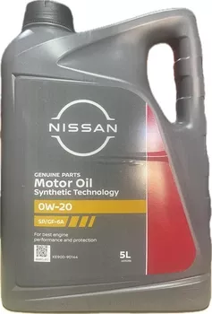 Олива NISSAN Motor oil 0W-20, 5л. KE90090144