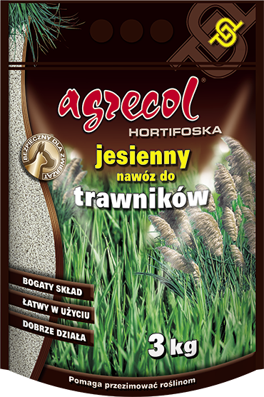 Удобрение осеннее Хортифоска для газонов Agrecol - 3 кг