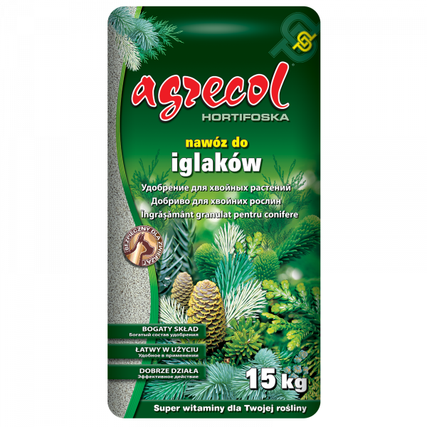 Удобрение Хортифоска для хвойных растений Agrecol - 15 кг