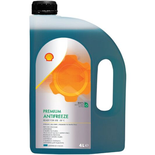 Антифриз готовий Premium Antifreeze 774C/Р (G11) ready to use Shell - 4 л