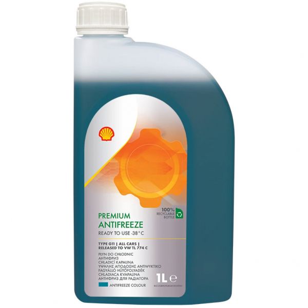 Антифриз готовий Premium Antifreeze 774C/Р (G11) ready to use Shell - 1 л
