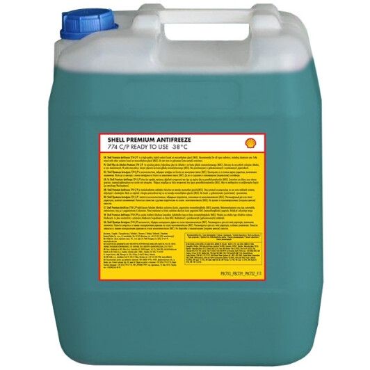 Антифриз готовий Premium Antifreeze 774C/Р (G11) ready to use Shell - 20 л