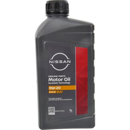 Олива NISSAN Motor oil 0W-20, 1л. KE90090133