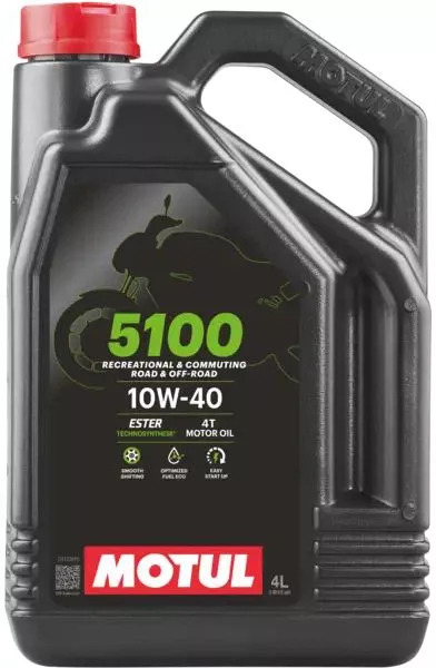 Олива Motul 5100 4T 10W-40, 4л. 104068.