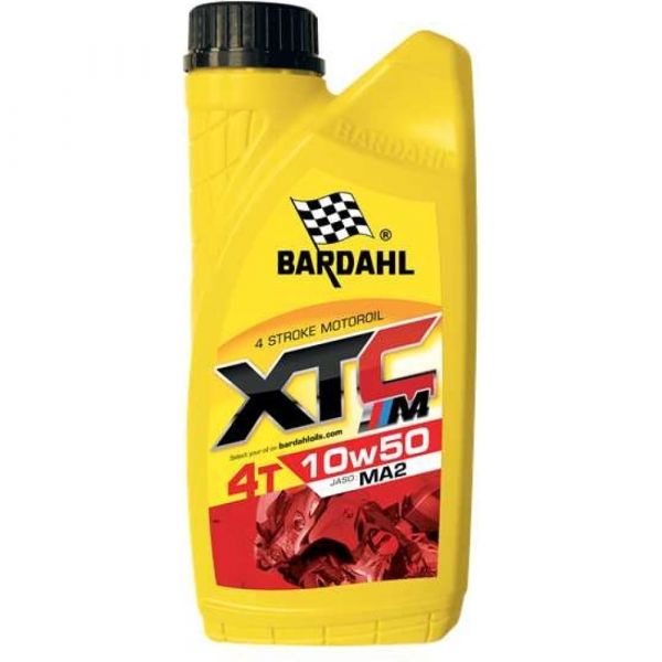 Олива BARDAHL XTC-M 4T 10W50 MOTO API SN/JASO MA2 1л. 35941 (12)