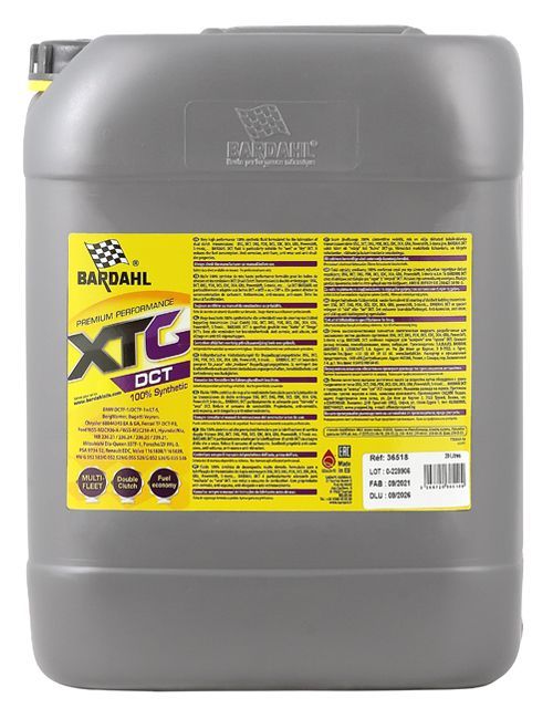 Олива BARDAHL XTG DCT 20л. 36518