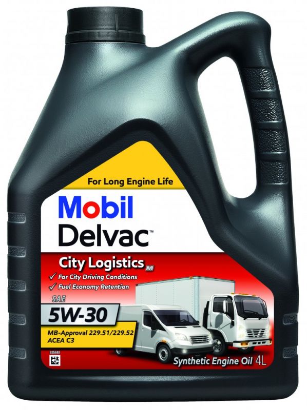 Масло моторное Delvac City Logistics M 5W-30 Mobil - 4 л