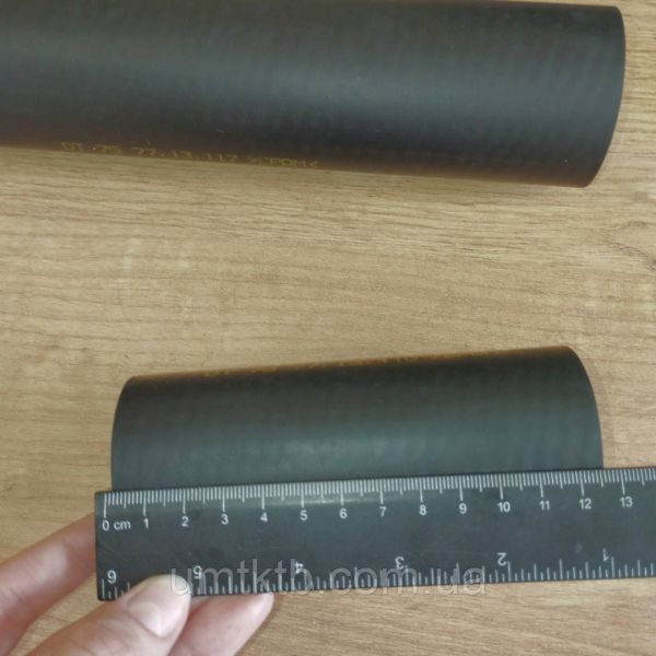 Патрубок радиатора ДТ-75 двигатель СМД-18 резина (компл.2 шт.) 77.13.117/78.13.119