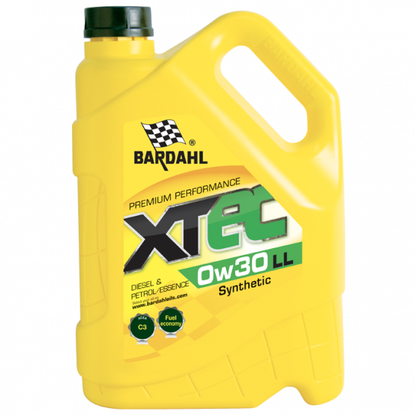 Олива BARDAHL XTEC 0W30 LL 5л. (3) ACEA C3, VW 504.00/507.00, BMW Longlife-04, MB 229.31/229.51/229.52, Porsche C30