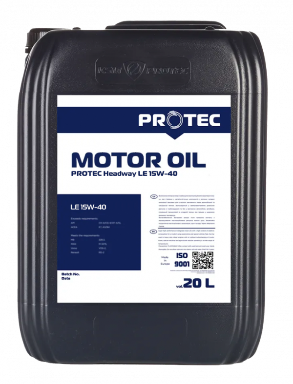 Олива моторна Headway LE 15W-40 Protec - 20 л