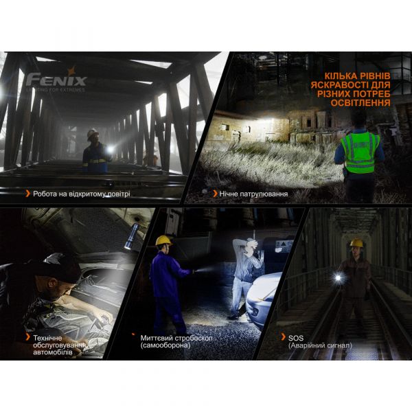 Ліхтар ручний Fenix C7 помаранчевий | Лімітована серія