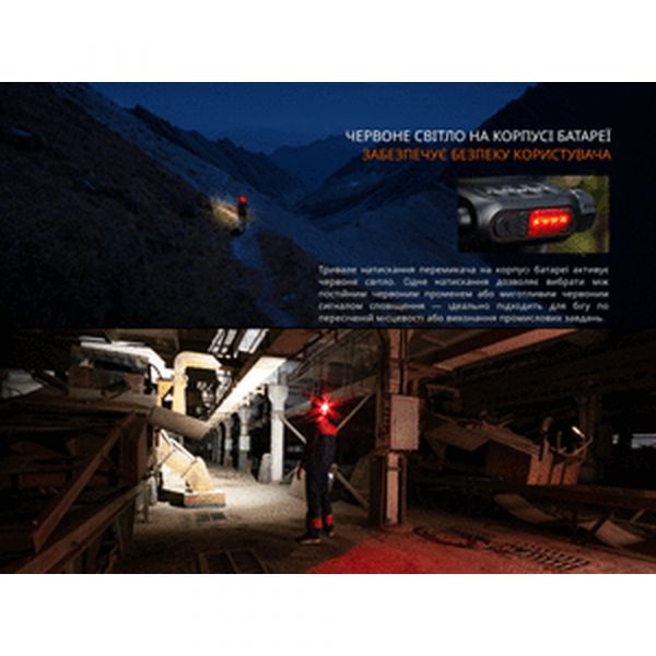 Ліхтар налобний Fenix HP12R-TB чорний