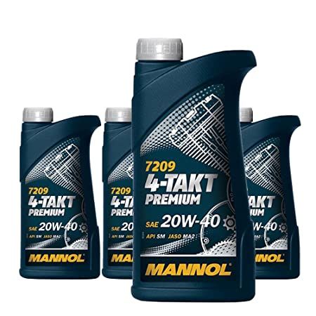 Масло моторное 4-TAKT Premium SAE 20W-40 Mannol - 1 л