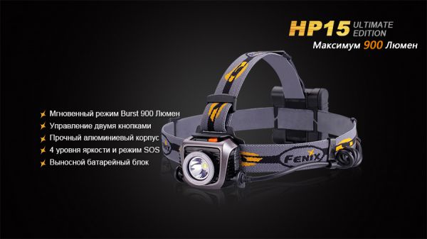 Ліхтар налобний Fenix HP15 UE