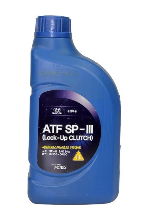 Олива Mobis Hyundai/KIA ATF SP-III, 1л. 04500-00100