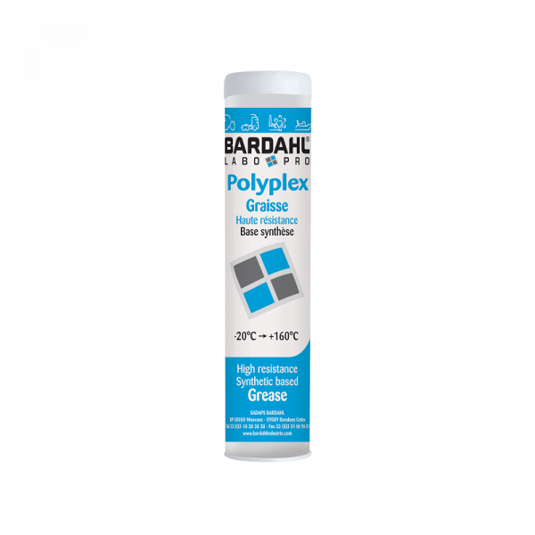 Мастило високостійке сине BARDAHL POLYPLEX HIGH RESISTANT GREASE 400г. 1740 (24)
