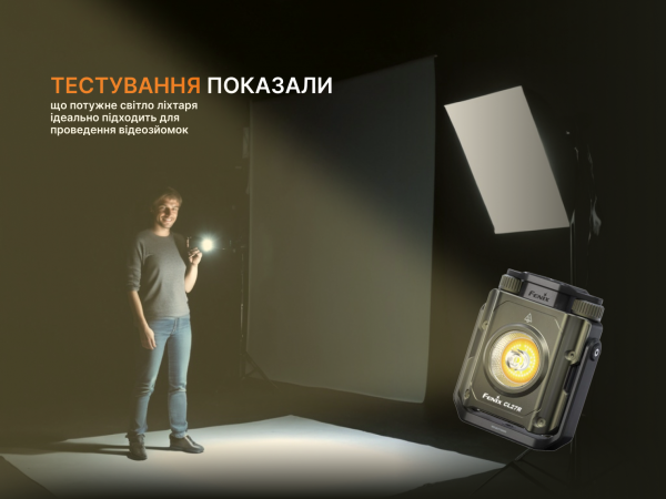 Ліхтар прожектор Fenix CL27R зелений