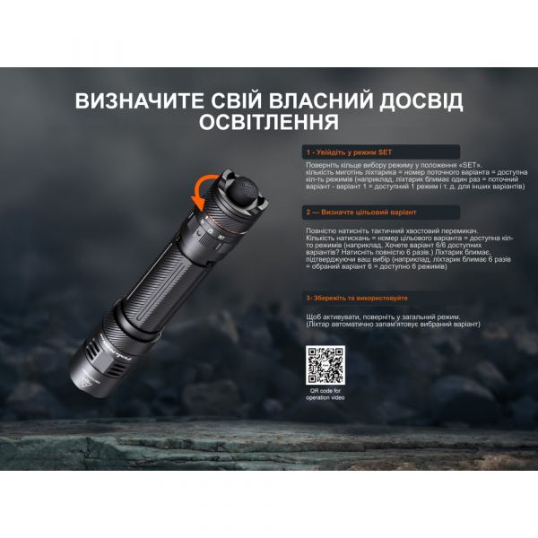 Ліхтар тактичний Fenix PD45R ACE
