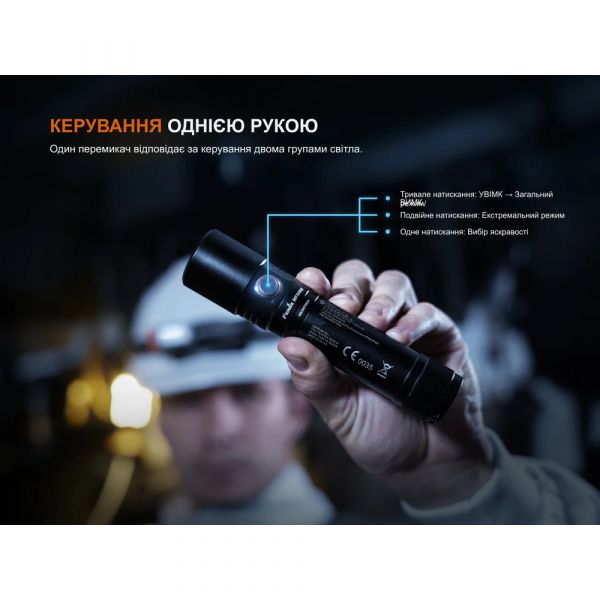 Ліхтар ручний вибухобезпечний Fenix WF30RE Spark