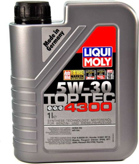 Масла моторные Liqui Moly TOP TEC 4300 5W-30 1 л