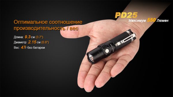 Ліхтар ручний Fenix PD25