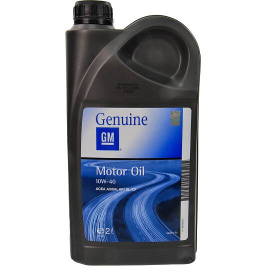 Олива GM 10W-40, 2л. 93165214