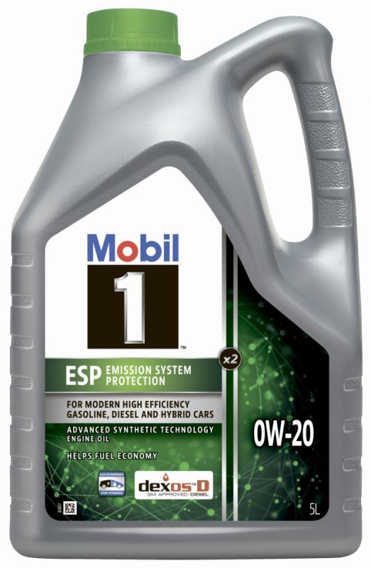 Олива моторна 1 ESP X2 0W-20 Mobil - 5 л Олива моторна 1 ESP X2 0W-20 Mobil - 5 л