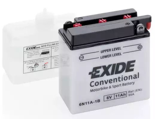 Акумулятор 11Ah-6v Exide (6N11A-1B) (121х59х131) R, EN95