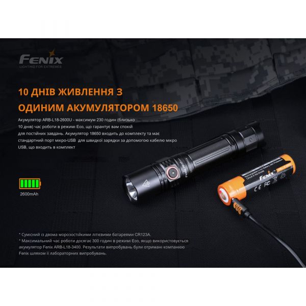 Ліхтар ручний Fenix PD35 V3.0