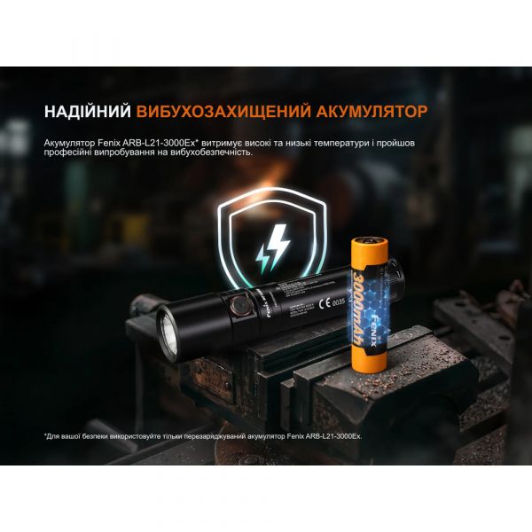 Ліхтар ручний вибухобезпечний Fenix WF30RE Spark