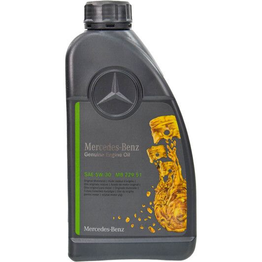 Олива Mercedes Benz MB 5W-30, 229.51, 1л. A000989690611ALEE