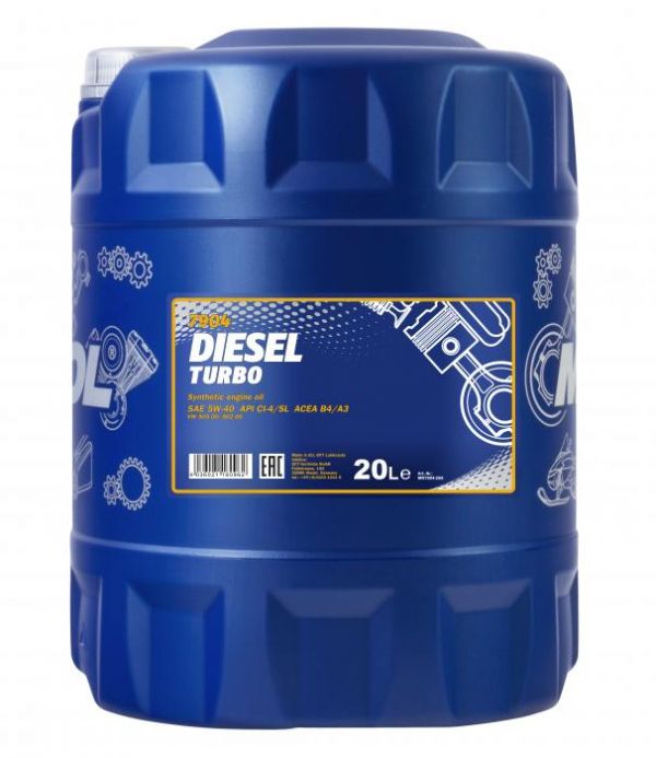 Олива моторна Diesel Turbo SAE 5W-40 Mannol - 20 л