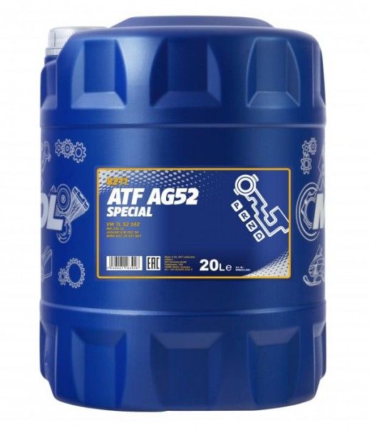 Трансмиссионное масло ATF AG52 Automatic Special Mannol - 20 л