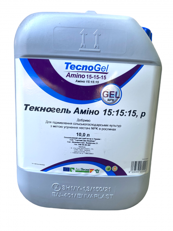 Добриво Текногель 15-15-15 AgriTecno - 10 л