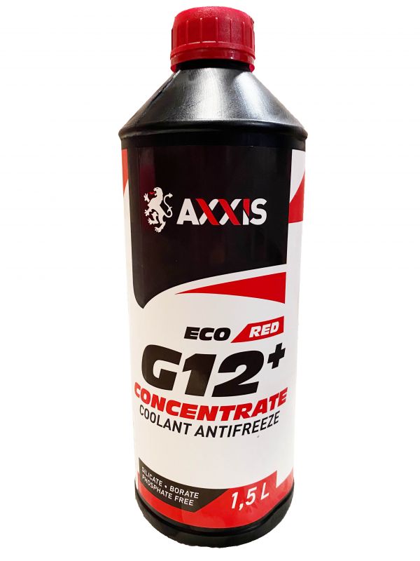 Антифриз концентрат Eco G12 червоний Axxis - 1,5 л