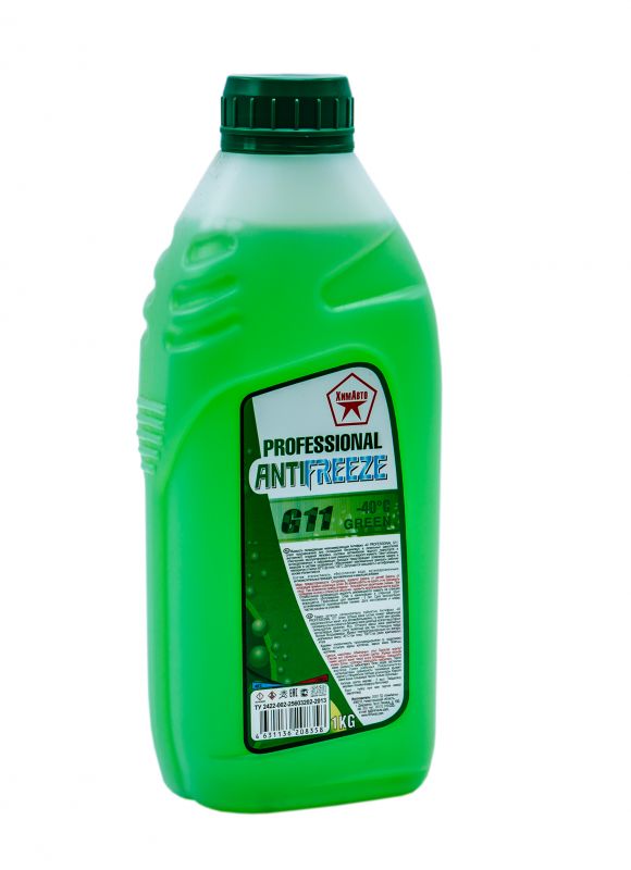 Антифриз PROFESSIONAL GREEN G-11 (зелений, 1 кг.) (вир-во ХІМАВТО, м Дзержинськ, Росія)