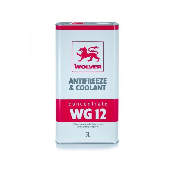 Антифриз WG12 концентрат червоний Wolver - 5 л
