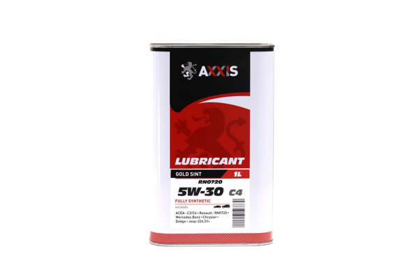 Масло моторн. AXXIS 5W-30 С4 RN0720 (Каністра 1л)