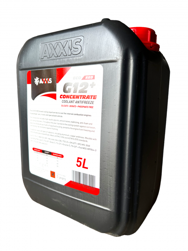 Антифриз концентрат Eco Red G12 Axxis - 5 л