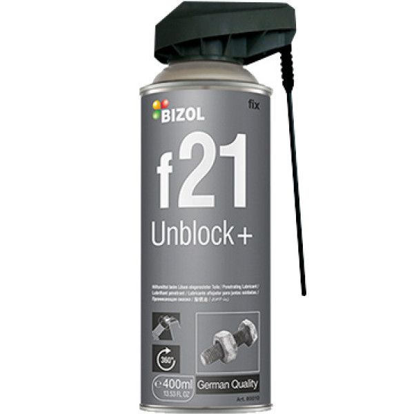 Розчинник іржі з молібденом - BIZOL MoS2 Unblock+  f21 0,4л