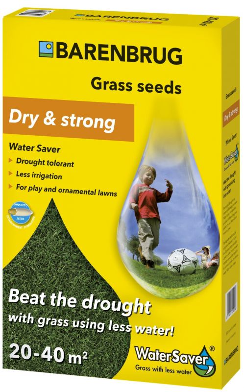 Газонная трава Влагосберегающая Water Saver dry&strong Barenbrug  - 1 кг