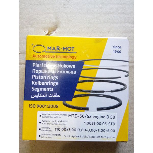 Поршневі кільця (MAR-MOT, Польща) 240-1004060