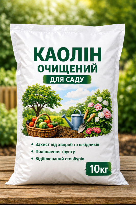 Очищенный каолин (Белая глина) Biochem - 10 кг
