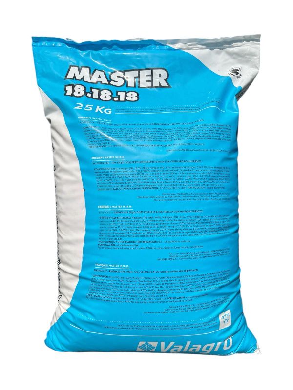 Добриво Мастер 18.18.18+3 Valagro - 25 кг